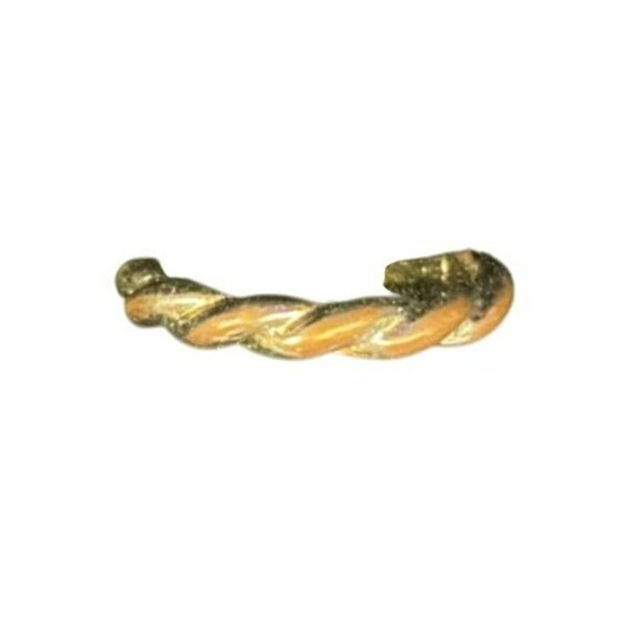 Set Of 3 Vintage Metallic Rings With Twisted & Textured Designs (sizes 5.75, 6.2 - Picture 2 of 10